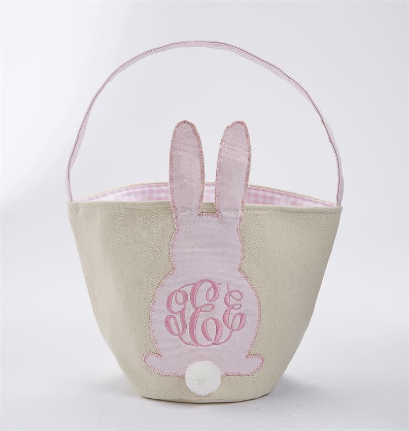 Monogram Bunny Basket