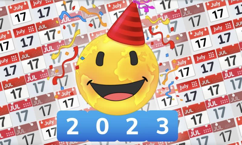 ▲EMOJI 已經10年了，其中��喜極而泣表情符號，從2013年一路紅到2023年，可說是EMOJI 之王！（圖／翻攝Emojipedia）