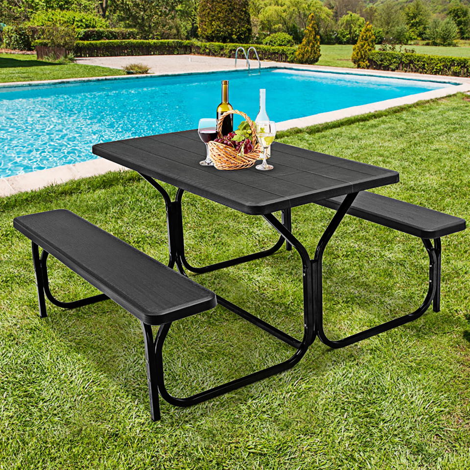 <p><a href="https://go.redirectingat.com?id=74968X1596630&url=https%3A%2F%2Fwww.walmart.com%2Fip%2FCostway-Picnic-Table-Bench-Set-Outdoor-Backyard-Iron-Patio-Garden-Party-Dining-All-Weather-Black%2F405420175&sref=https%3A%2F%2Fwww.housebeautiful.com%2Fshopping%2Fbest-stores%2Fg60883924%2Fwalmart-outdoor-furniture-sale-may-2024%2F" rel="nofollow noopener" target="_blank" data-ylk="slk:Shop Now;elm:context_link;itc:0;sec:content-canvas" class="link ">Shop Now</a></p><p>Outdoor Backyard Picnic Set</p><p>walmart.com</p><p>$179.99</p>