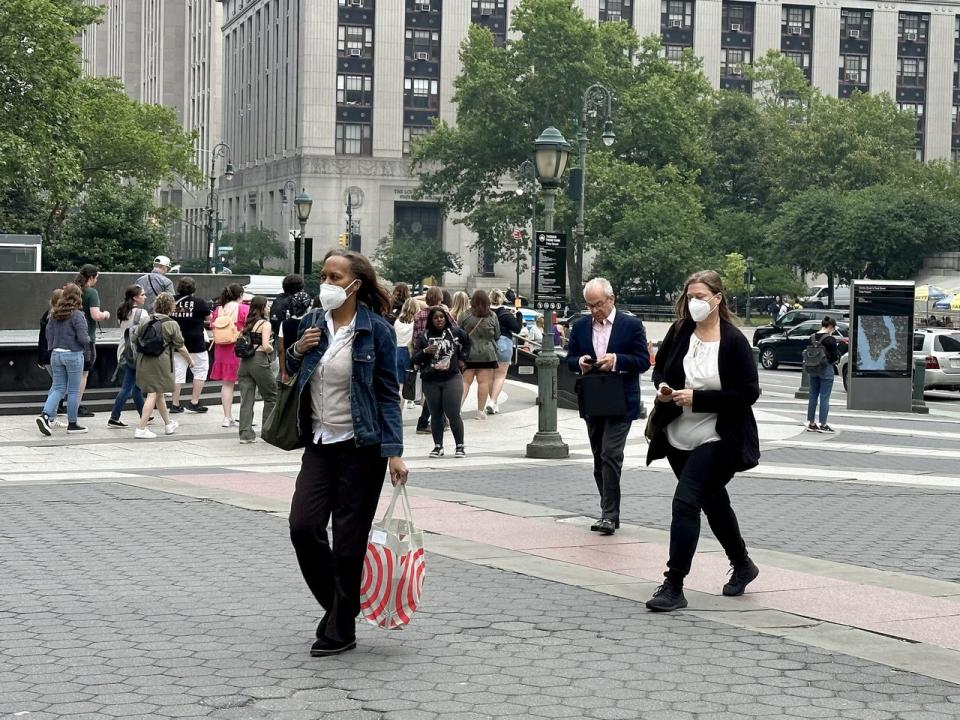 紐約市空氣質量在6月30日「榮登」全球最差第二名，市府表示若未改善，不排除變更國慶煙火秀。(記者張心／攝影)