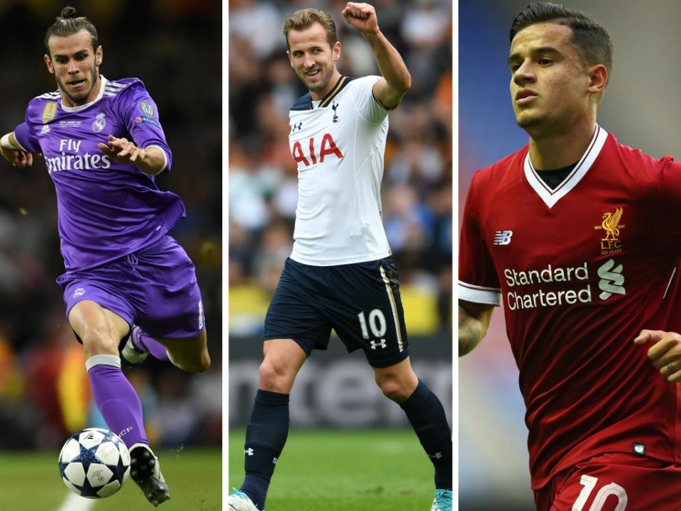 Bale, Kane and Coutinho - all prize assets