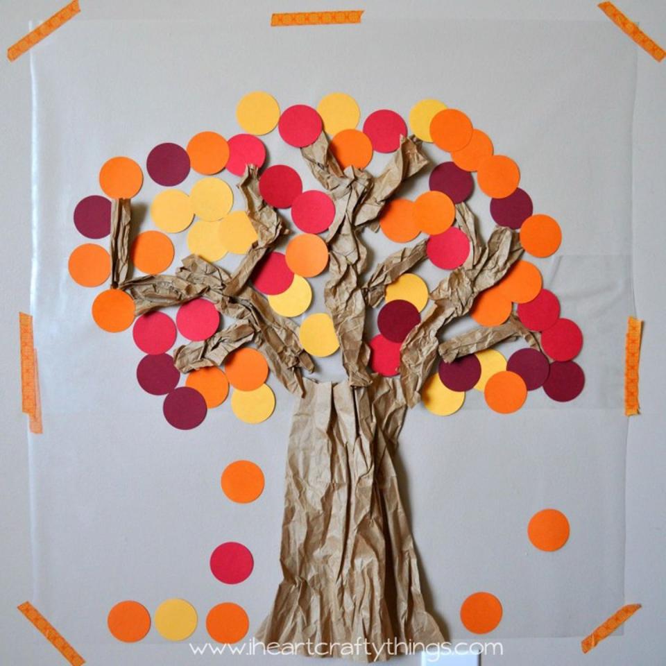 44) Contact Paper Sticky Wall Fall Tree