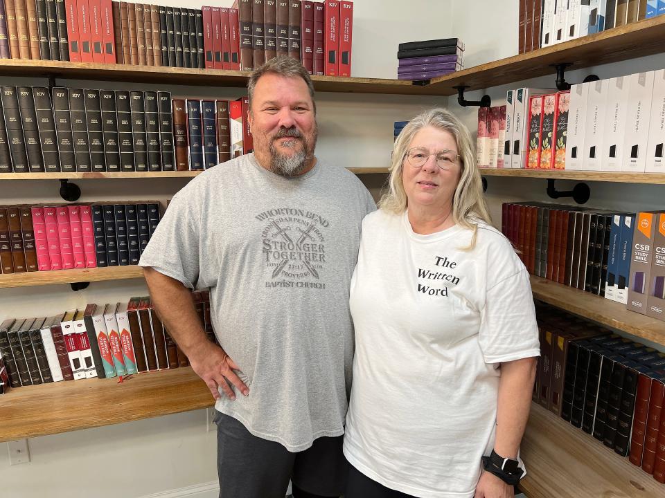 Don and Angela Haight opened The Written Word, a Christian Bible, book, accessories and gift store, on June 10 at 2104-B Rainbow Drive.