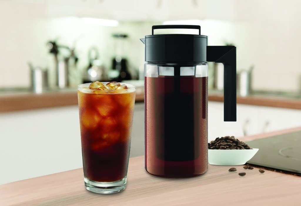 So you can wake up to a cold, refreshing beverage after a night of sweating it out.<br /><br /><strong>Promising review:</strong> "I love coffee every morning, but on hot summer mornings, making and drinking my usual French press coffee was not appealing. The cold brew is delicious, refreshing, and so easy to make! I'll probably integrate cold brew into my routine all year round because of this. The coffee maker pieces are all dishwasher safe, making it super easy to clean though I usually just give it a nice rinse every other brew or so. I also like that it's a pitcher and brew system in one and that the lid is super leak-proof!" &mdash; <a href="https://www.amazon.com/gp/customer-reviews/R31MG1VM7GNZ04?&amp;linkCode=ll2&amp;tag=huffpost-bfsyndication-20&amp;linkId=05045c76a4df35246474039952d43f63&amp;language=en_US&amp;ref_=as_li_ss_tl" target="_blank" rel="noopener noreferrer">Tina</a><br /><br /><strong><a href="https://www.amazon.com/gp/product/B00FFLY64U?&amp;linkCode=ll1&amp;tag=huffpost-bfsyndication-20&amp;linkId=a3ae7c9645efdec5f1145cad97363cda&amp;language=en_US&amp;ref_=as_li_ss_tl" target="_blank" rel="noopener noreferrer">Get it from Amazon for $19.99+ (available in three colors and two sizes).</a></strong>