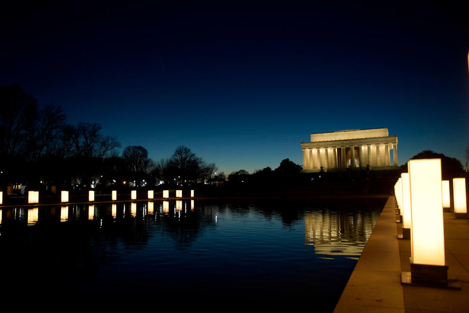 <p>During the event, from the foot of the Lincoln Memorial, nurse Lori Marie Key sang "Amazing Grace," performer Yolanda Adams sang Leonard Cohen's "Hallelujah" and Cardinal Wilton Gregory gave an invocation.</p>