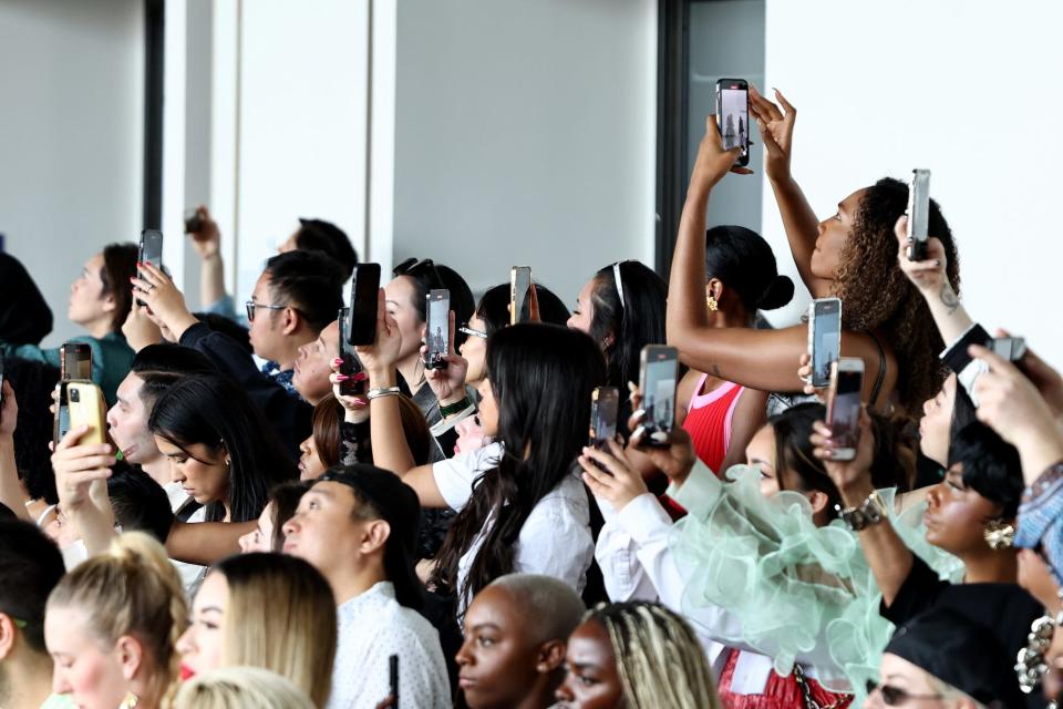 Spectators at the Indonesia Now show during New York Fashion Show on September 13, 2023.