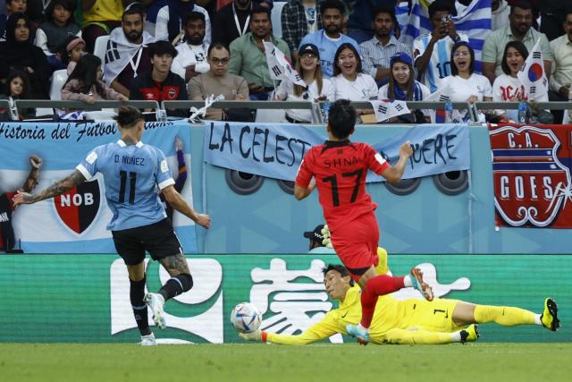 0-0. Uruguay y Corea del Sur empatan sin goles al descanso