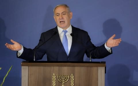 Benjamin Netanyahu has welcomed news of the visit - Credit: AP