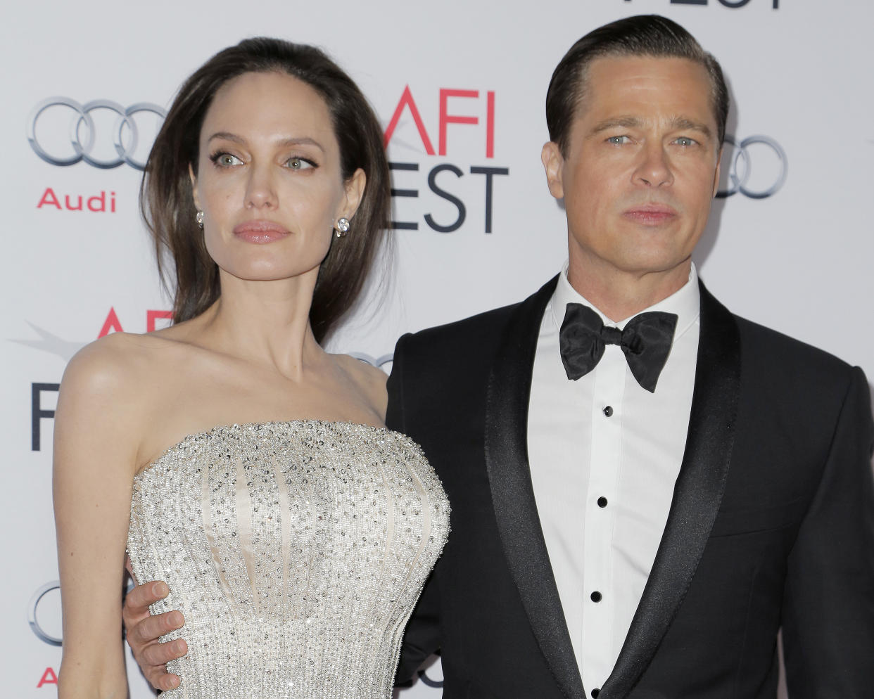 Angelina Jolie and Brad Pitt (Photo by Chelsea Lauren/Variety/Penske Media via Getty Images)