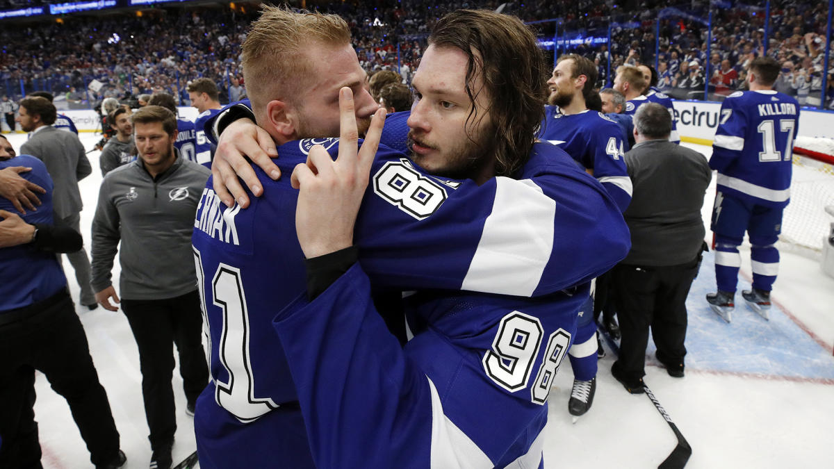 Mikhail Sergachev AUTOGRAPHED 8x10 Tampa Bay Lightning Stanley Cup Playoffs