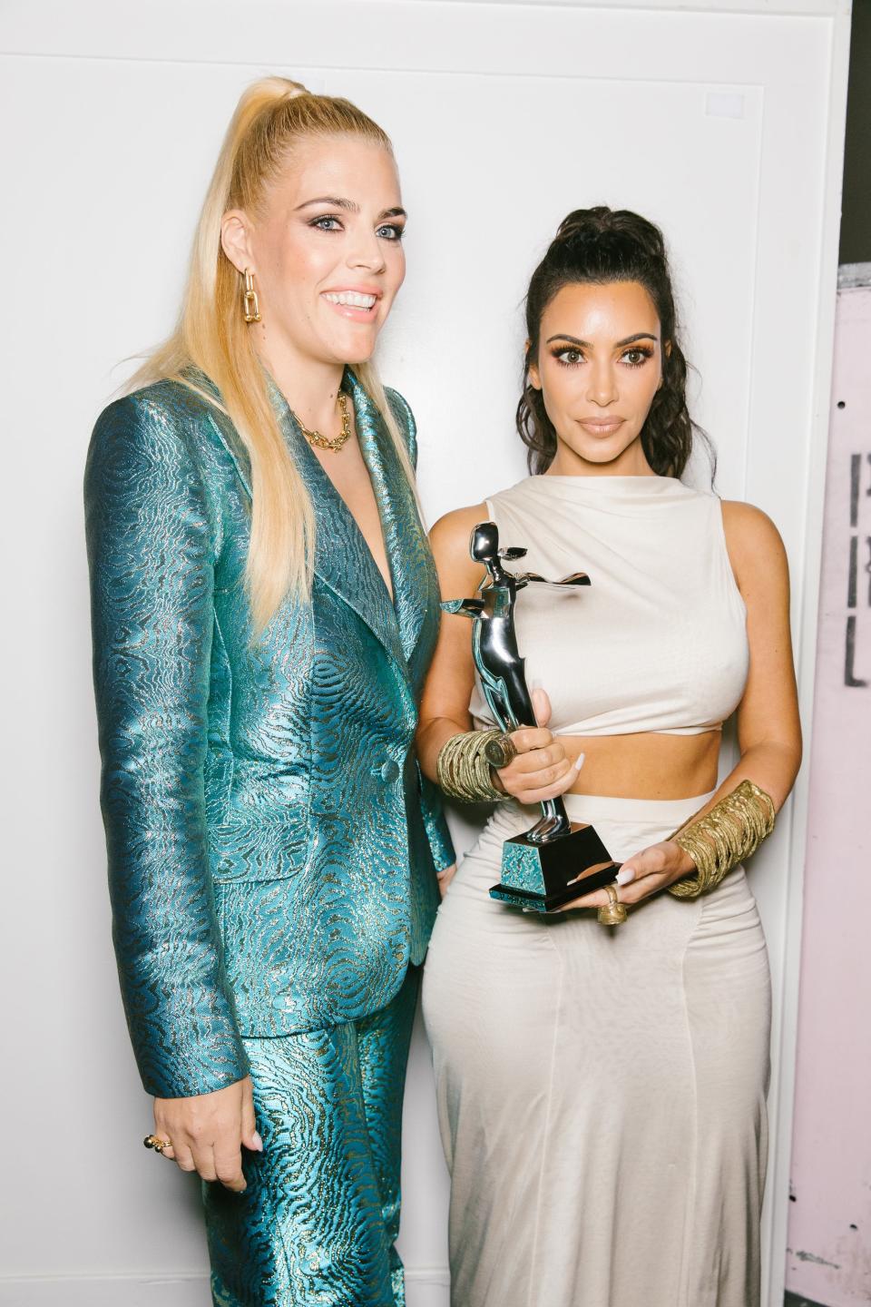 Busy Phillips and Kim Kardashian West