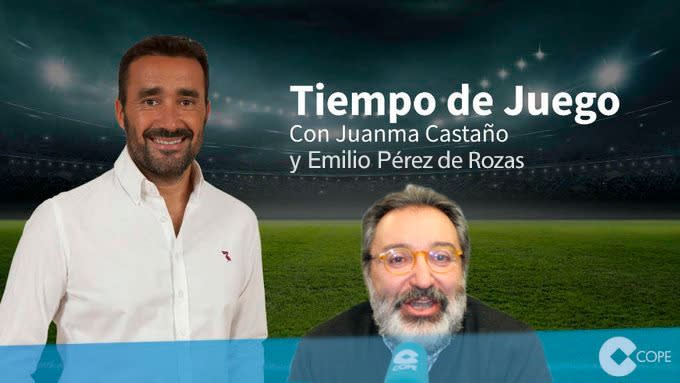 Juanma Castaño y Emilio Pérez de Rozas, en el futuro (o no) cartel promocional de 'El partidazo de Cope'.