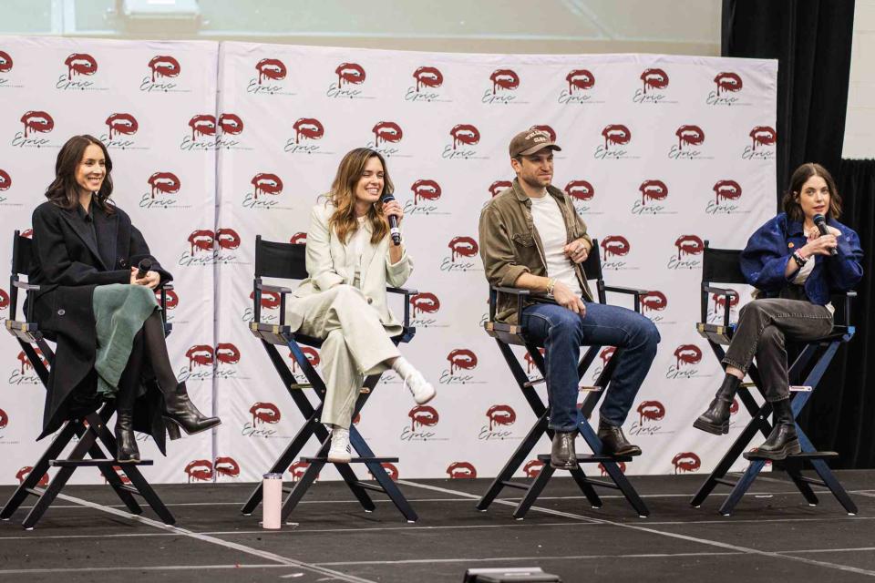 <p>Adrianna Sutton Photography/ Epic Con Chicago</p> From left to right: Troian Bellissario, Torrey DeVitto, Keegan Allen and Ashley Benson at Epic Cons in Chicago