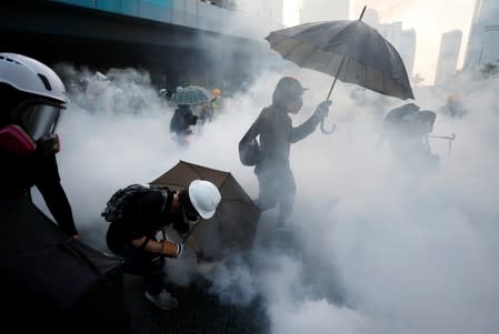 Anti-government demonstration in Hong Kong