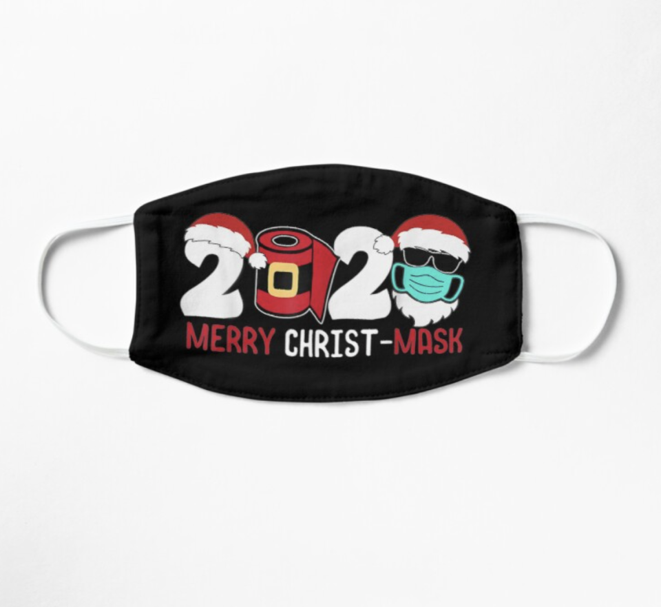 23)  2020 Quarantine Christmas Santa Mask