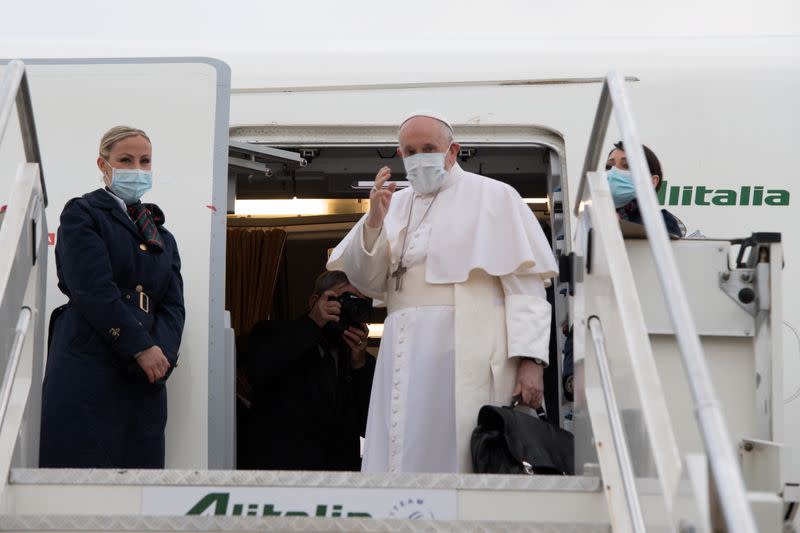 Pope Francis travels to Iraq