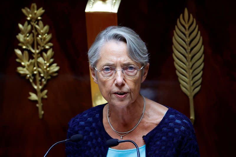 French MPs attends a debate and a vote on a no-confidence motion against the French government at the National Assembly in Paris