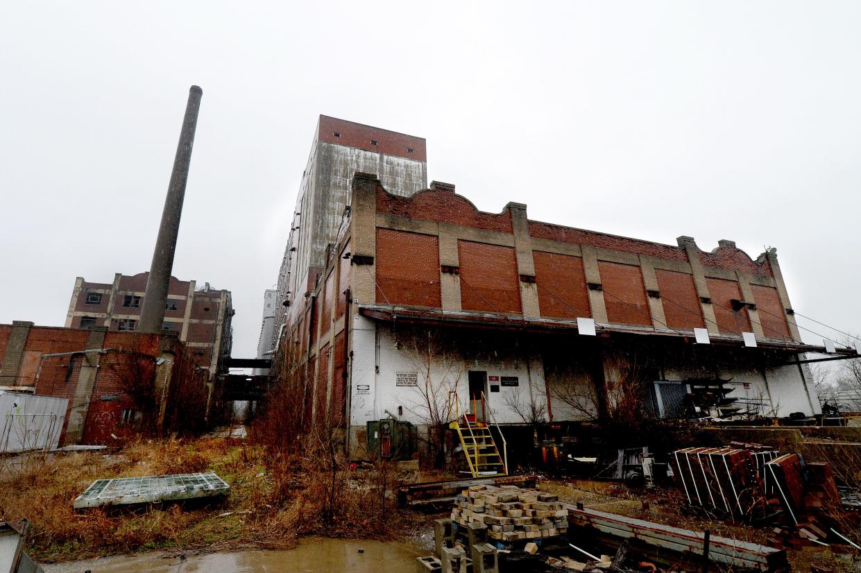 South Warehouse at the old Pillsbury Mills Wednesday March 30, 2022. [Thomas J. Turney/ The State Journal-Register]