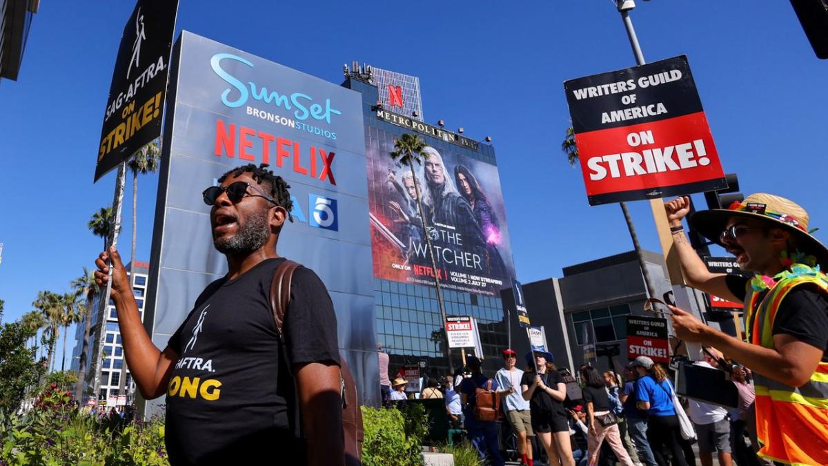 Actors Join Writers on Strike in Los Angeles and New York