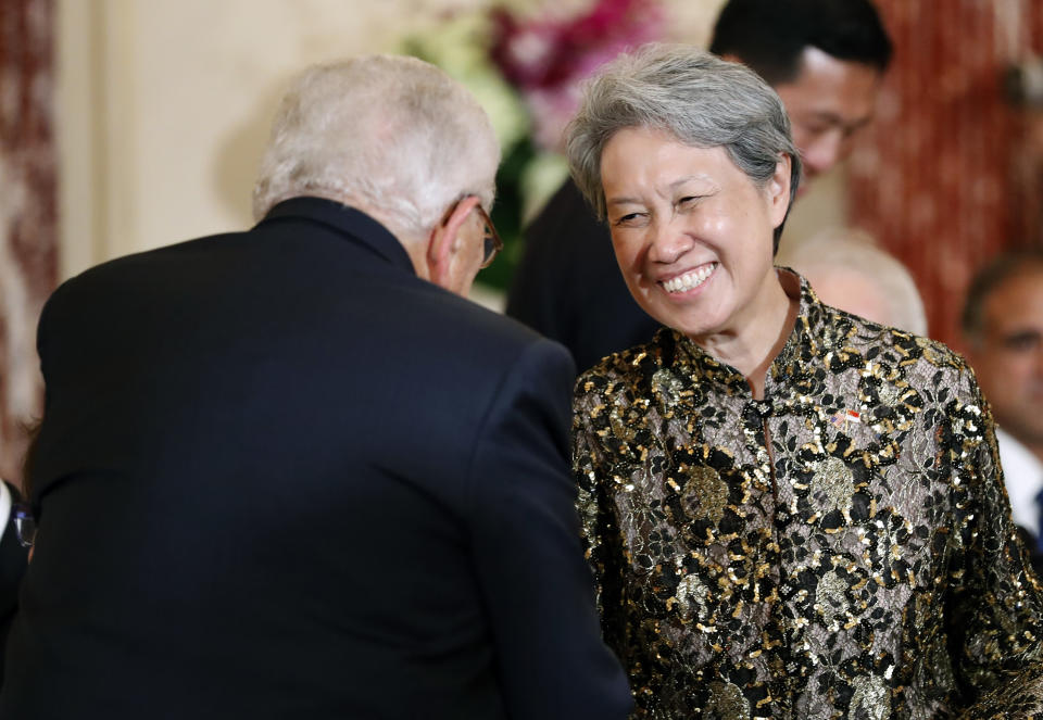 ▲新加坡總理夫人何晶（Ho Ching）。（圖／達志影像／美聯社）