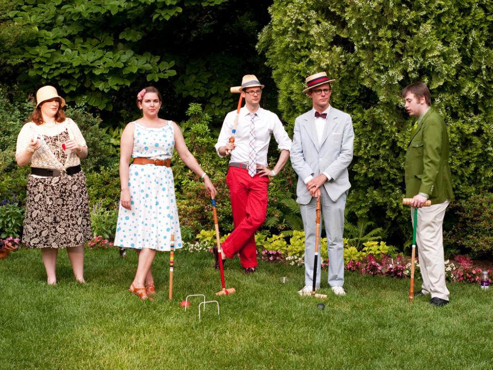 rich people croquet