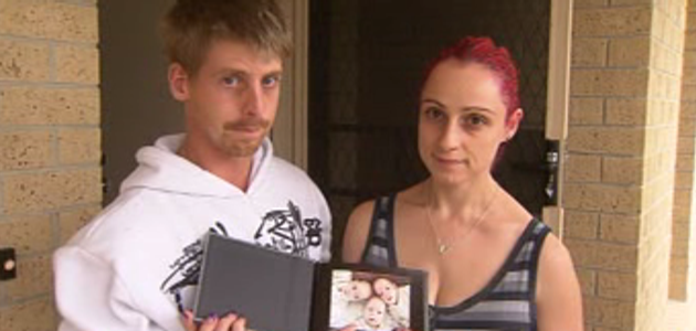 Lee and Melissa mourn the loss of their son Blake (bottom) Rhys (left), Ty (Right).