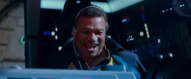 The return of Billy Dee Williams as Lando Calrissian (Disney/Lucasfilm)