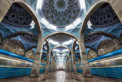 One of Tashkent's glorious underground train stations - Credit: ISTOCK