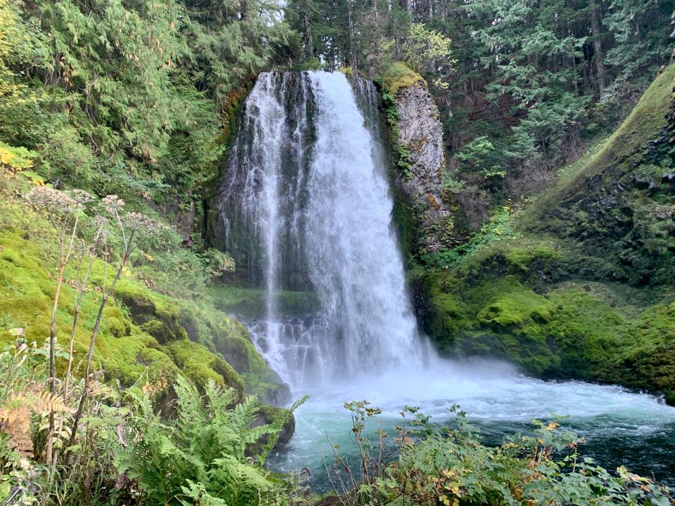 The Marion Falls in the Mount Jefferson Wilderness in mid-October of 2022.