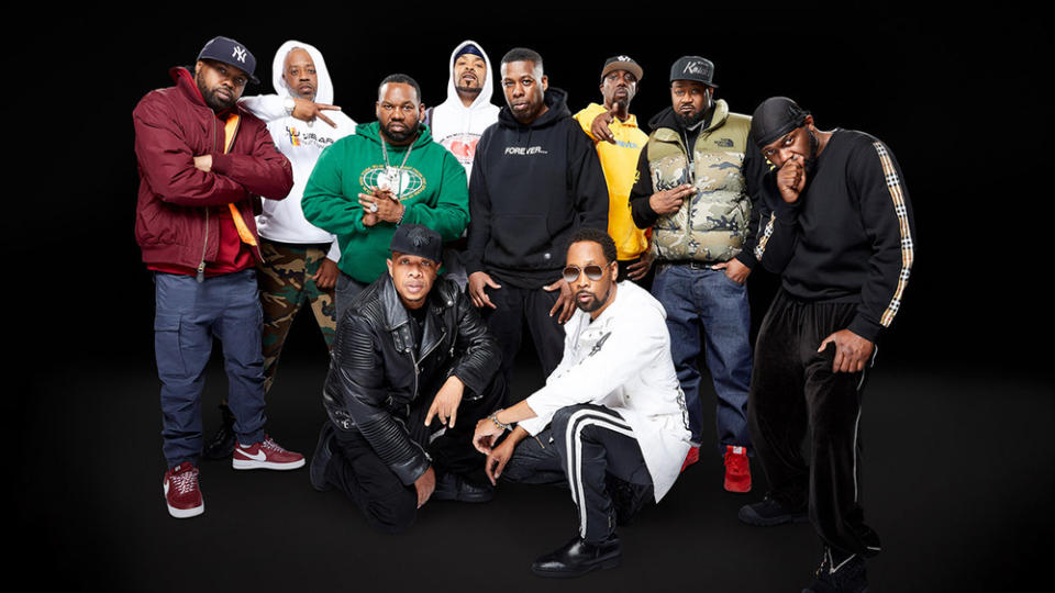 Members of the Wu-Tang Clan today