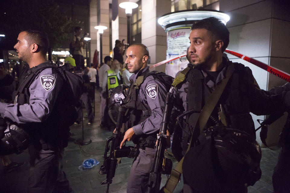 Shooting attack in central Tel Aviv