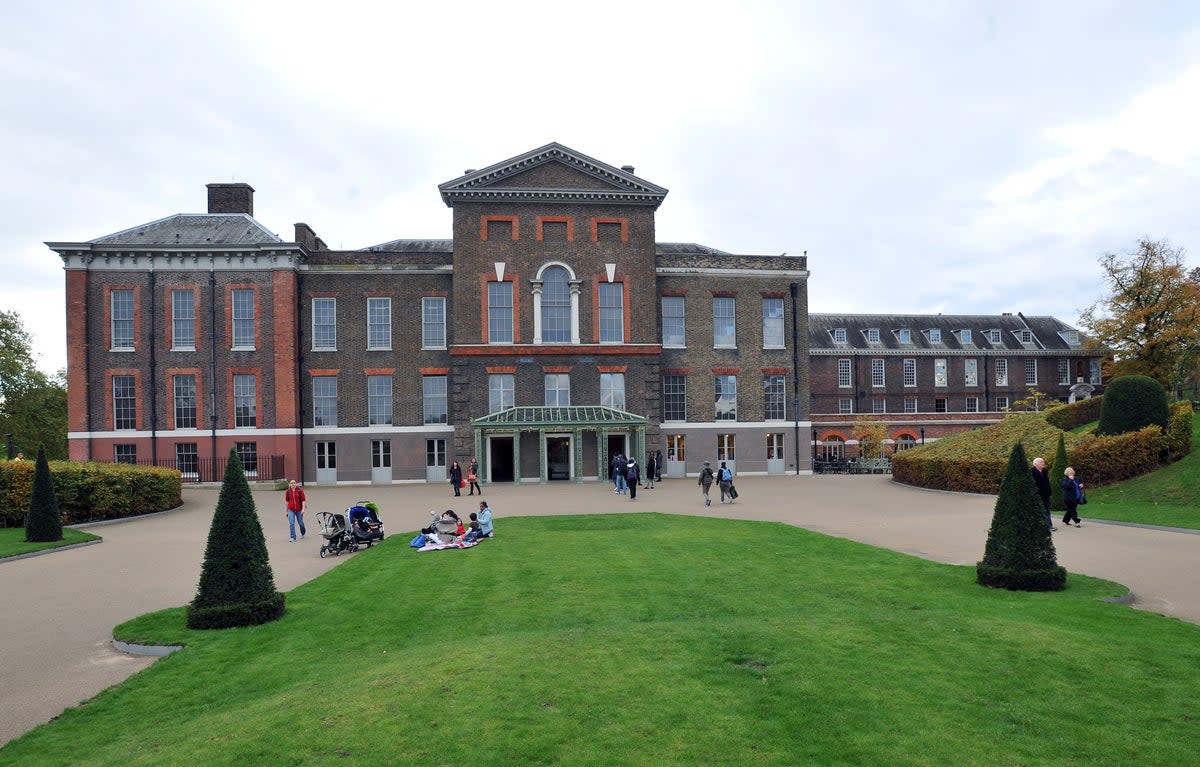 The royal couple’s central London home, Apartment 1A at Kensington Palace, used to belong to Princess Margaret, and remains their official working residence (PA)