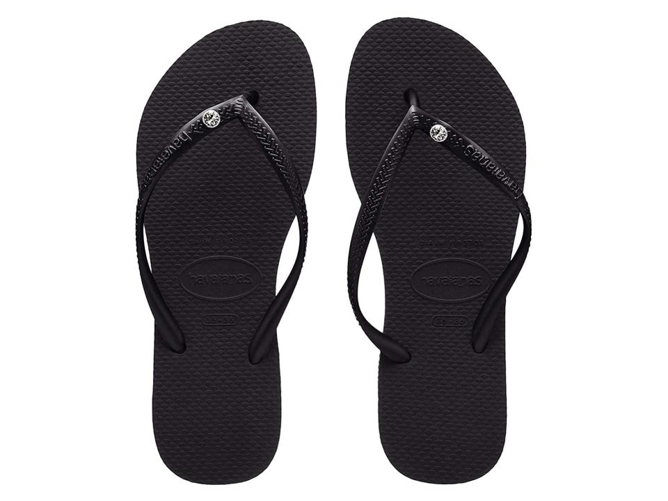 Havaianas women’s slim crystal glamour sw flip flops: Was £32, now £10.81, Amazon.co.uk (Amazon)