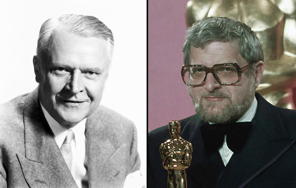 Charles Brackett and Paddy Chayefsky (3 Oscars)