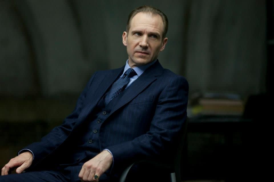 Ralph Fiennes as M (Credit: Sony)