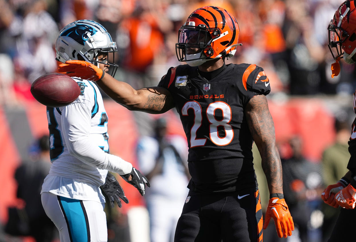 Joe Mixon could not be stopped in Week 9. (Photo by Dylan Buell/Getty Images)