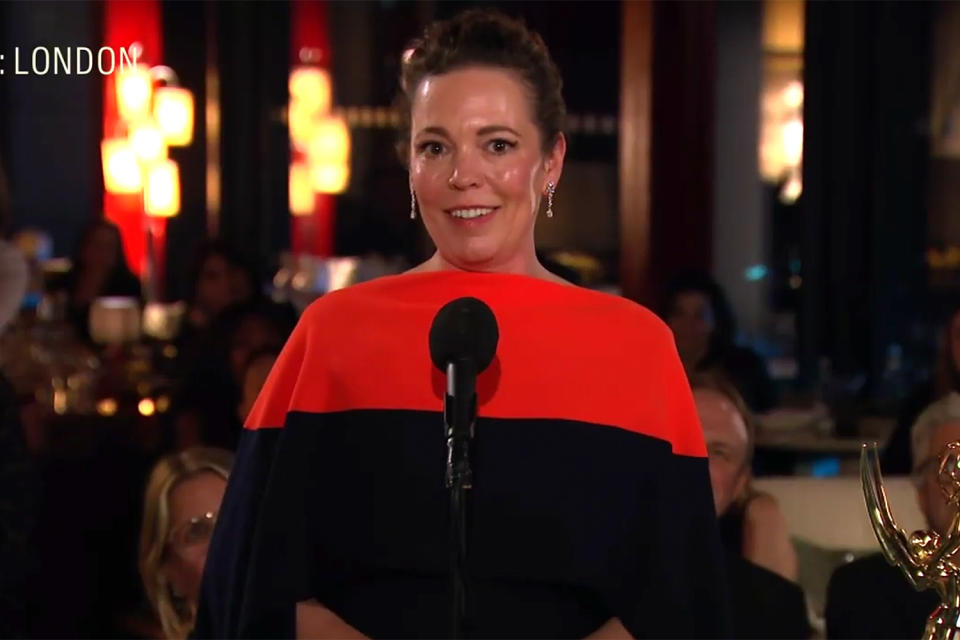 Olivia Colman Dedicated Her Win to Her Dad, Who Died 'During COVID'