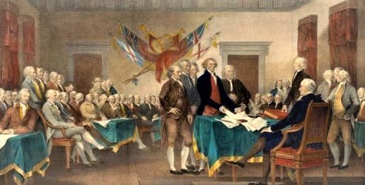 1776年第一屆美國「大陸國會」通過《保守者法案》(Tory Act)，授權各殖民地民間機構設立「安全委員會」來處理仍然效忠英皇、反對獨立革命的Tory。圖／中文百科