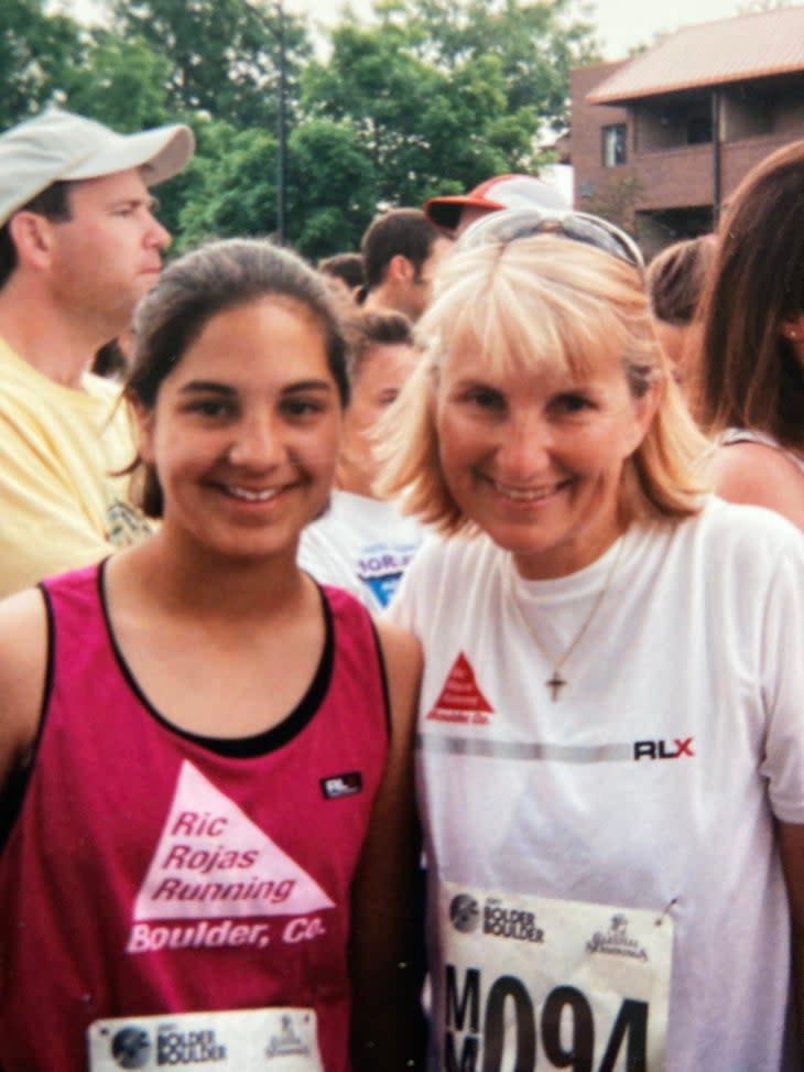 Nell Rojas and her mom when Nell was younger