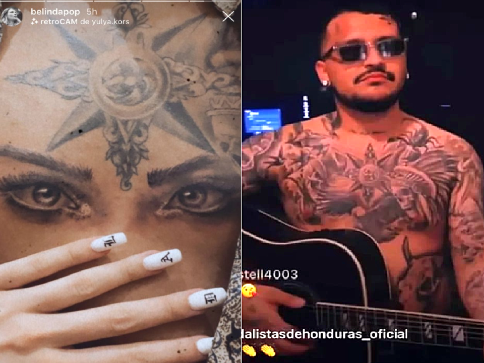 Christian Nodal con tatuajes / Cortesía 