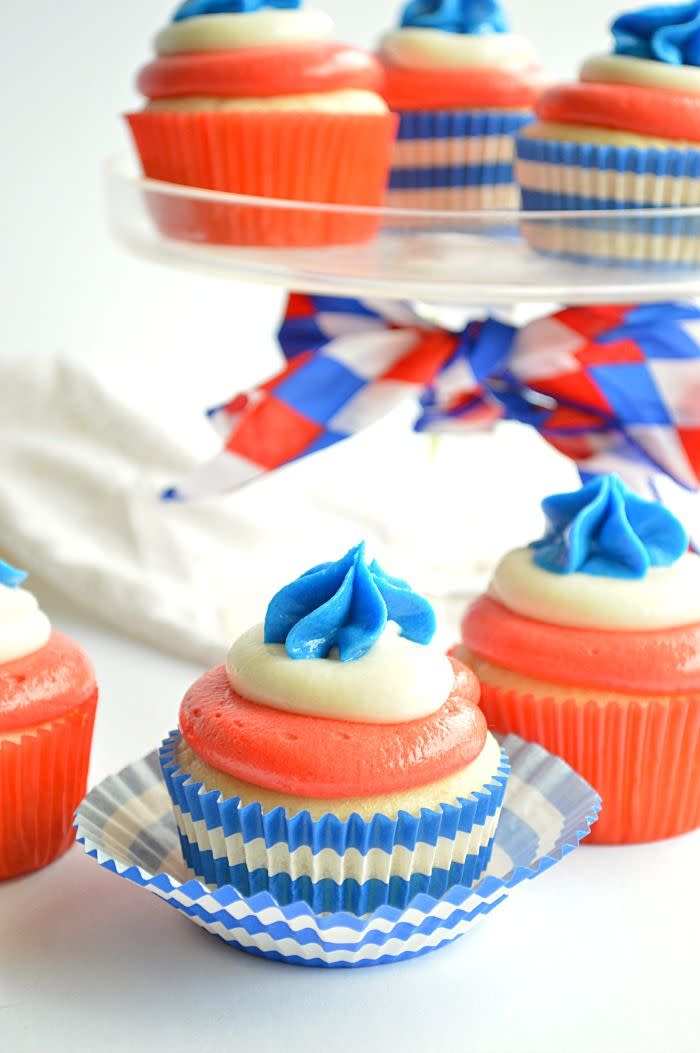 Bomb Pop Cupcakes