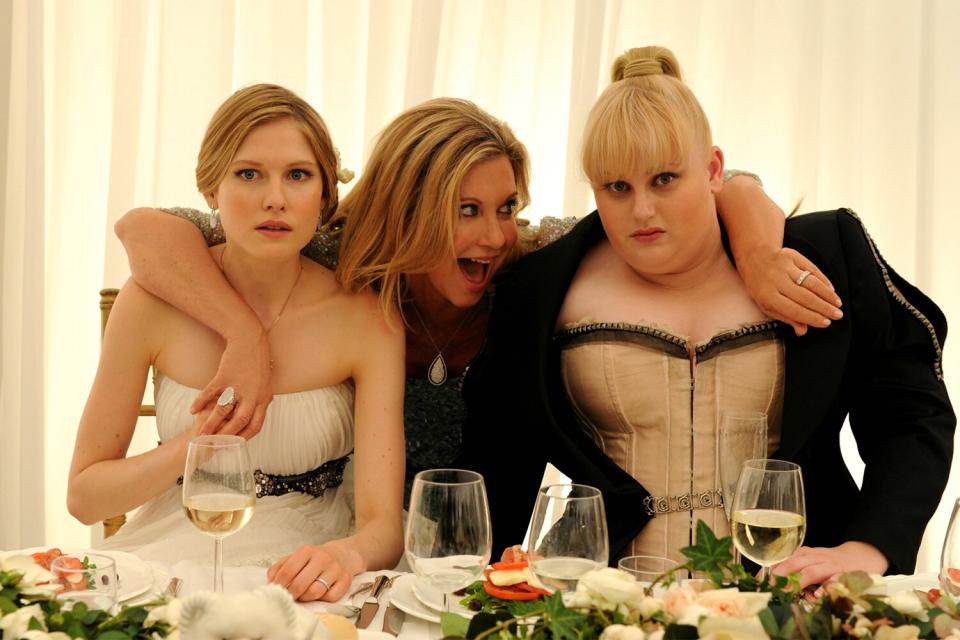 A FEW BEST MEN, from left: Laura Brent, Olivia Newton-John, Rebel Wilson, 2011.