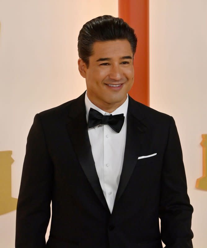 Mario Lopez attends the 95th annual Academy Awards at the Dolby Theatre in the Hollywood section of Los Angeles on March 12. The actor/TV personality turns 50 on October 10. File Photo by Jim Ruymen/UPI