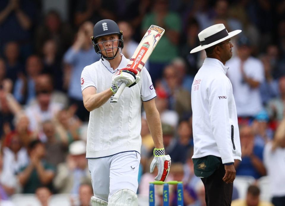 Zak Crawley was England’s top run-scorer in the Ashes series (Action Images via Reuters)