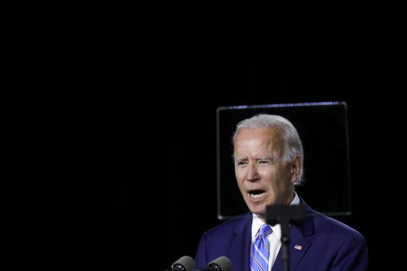 Democratic U.S. presidential candidate Biden holds campaign event in Wilmington, Delaware