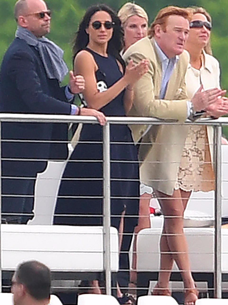 It's serious: Meghan and Harry at the polo