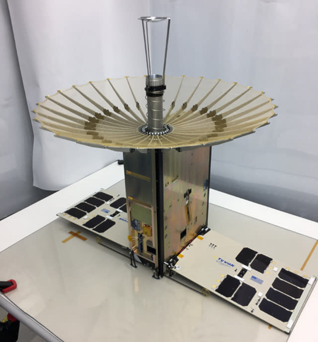 Apparently, NASA has been testing a small, shoebox-sized satellite that could