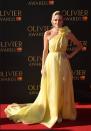 <p>Amanda Holden’s yellow look appeared to have been inspired by <i>Beauty and the Beast</i>.<br><i>[Photo: PA]</i> </p>