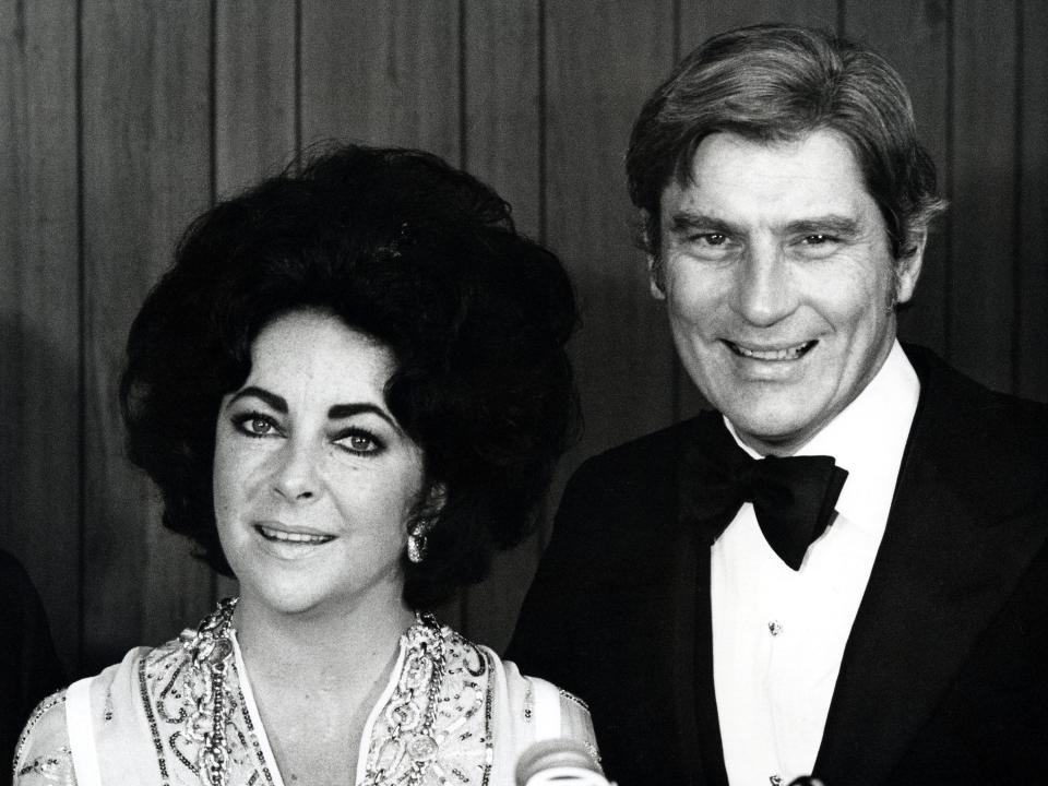 Elizabeth Taylor and John Warner