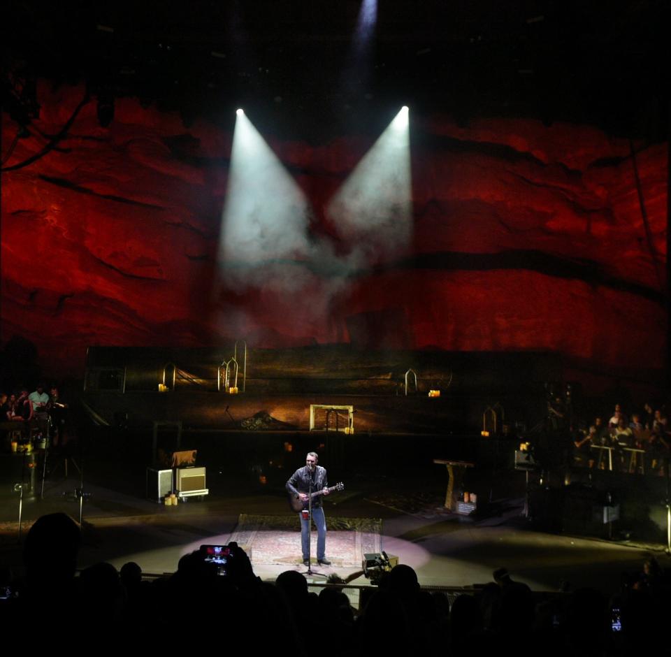 Eric Church performs at Red Rocks Amphitheatre in Morrison, Colo. on Tuesday, Aug. 9, 2016. 